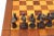 Wood Mid Century Drueke No 61 Wood Chessboard With Mieux J' Attends Wood Chess Pieces & Storage Box For Sale - Image 7 of 17