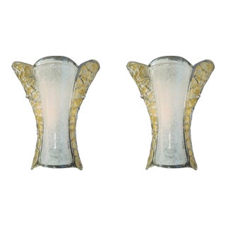 1960s Butterfly Graniglia Sconces, a Pair For Sale
