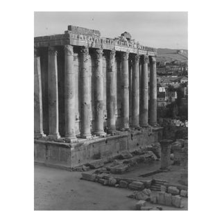 1964 Temple of Bacchus Lebanon Photograph by Don Ware For Sale