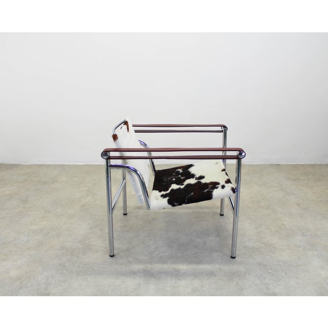 LC1 Chair by Le Corbusier and Charlotte Perriand for Cassina, 2010s, in Very Good conditions. Designed 1920 to 1949 This...