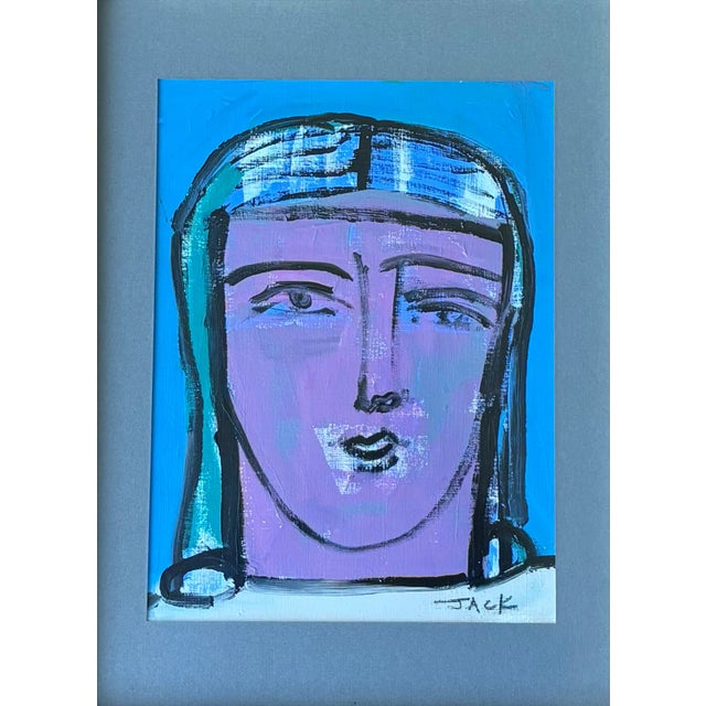 Contemporary Rebecca Jack Painting in Plein Air Frame For Sale - Image 3 of 8