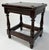 Antique English Oak Pegged Joint Stool For Sale - Image 4 of 11