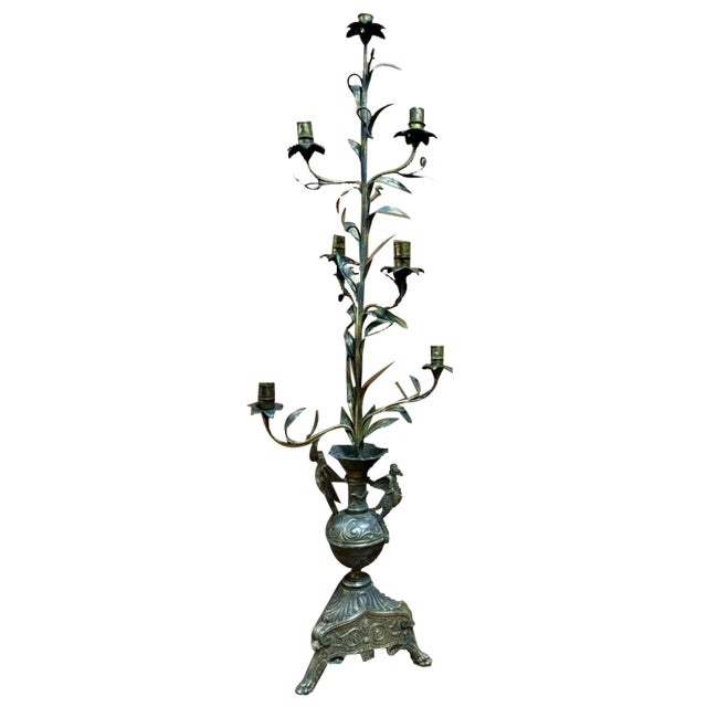 Neoclassical Candleholder, 19th Century For Sale
