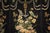Black Lacquer Chinese Four-Panel Screen with Polychrome Floral Décor For Sale - Image 12 of 12