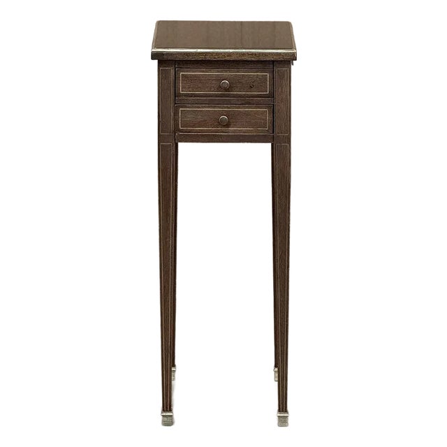 19th Century English Mahogany Gentleman's Side Table For Sale