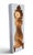 Sculptural postmodern “Polart” wall clock featuring a dramatic dimensional interpretation of the classic Swedish Mora...