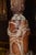 Red Pair of Antique Carved Red Marble Column Lamps For Sale - Image 8 of 8