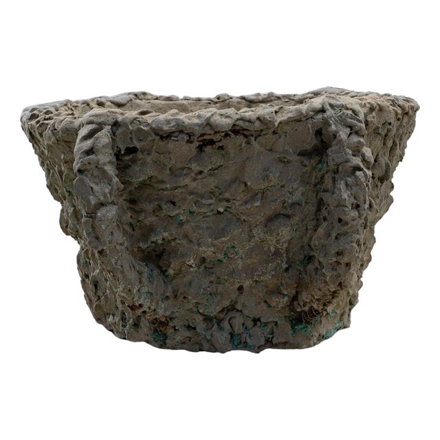Mid 20th Century French Concrete Planter For Sale