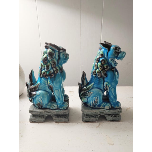 Mid 20th Century Foo Dogs Made in Japan, a Pair For Sale In New York - Image 6 of 8