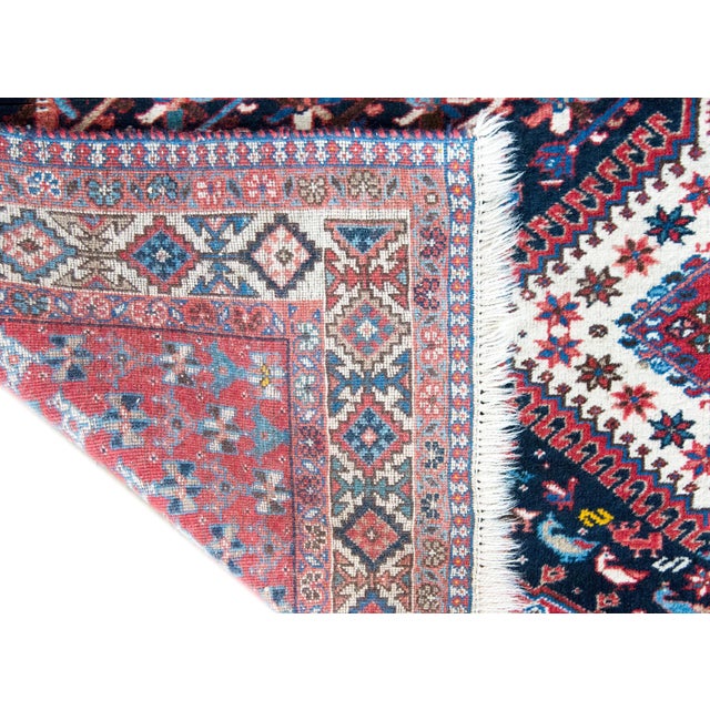 Vintage Persian Shiraz Rug For Sale - Image 12 of 16