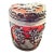 Antique Chinese Carved Cinnabar Lacquer Trinket Jewelry Floral Black and Red 4” For Sale