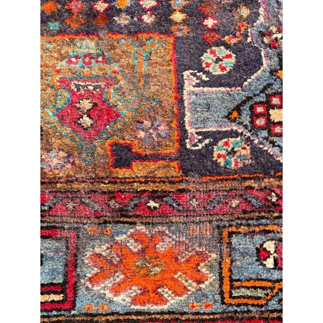 Rustic Mid-Century Hamadan Rug, 1960s For Sale - Image 3 of 18