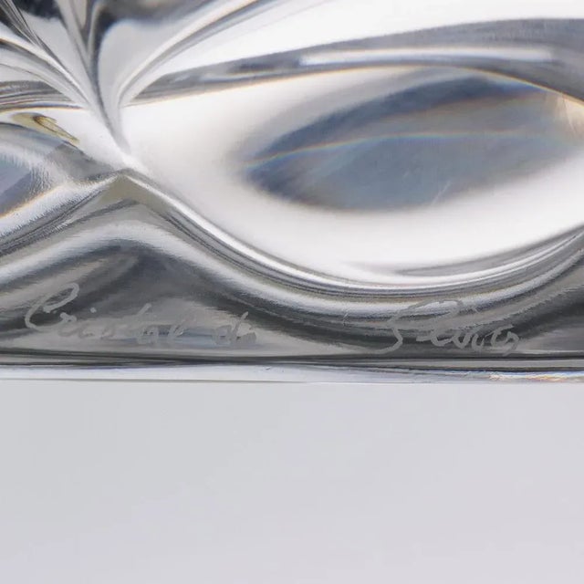 French Centerpiece in Sevrès Crystal For Sale - Image 6 of 8