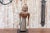 Antique Indian Goddess Wooden Statue For Sale - Image 4 of 11