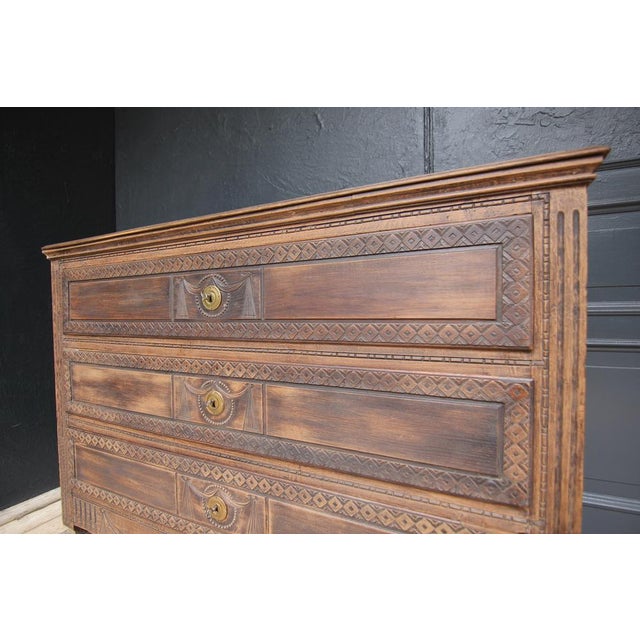 Antique Provincial Louis XVI Chest of Drawers For Sale - Image 17 of 18