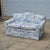 Antique Blue & White Toile De Jouy Camel Back Loveseat Rolled Arms Pleated Skirt For Sale - Image 16 of 16