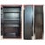 1960s Vintage MCM Industrial Black Steel Tanker Bookcases Book Shelves W/ Adjustable Shelves, Set of 4 For Sale - Image 5 of 18