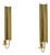 Vintage Brass Wall Candlesticks by Pierre Forssell for Skultuna, 1960s, Set of 2 For Sale