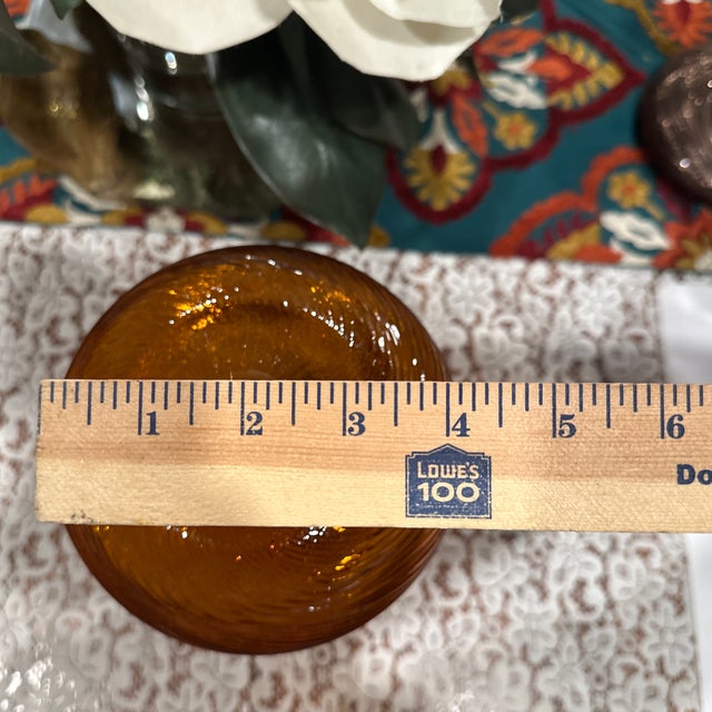 Amber Early 20th Century Glassware For Sale - Image 8 of 8