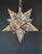 Metal Antique Brass and Glass Star Light, 1970s For Sale - Image 7 of 9