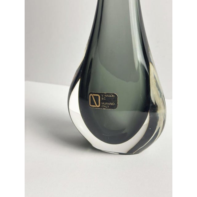 Gold Murano Glass Solifleur Vase by Vincenzo Nason, Italy, 1970s For Sale - Image 8 of 10