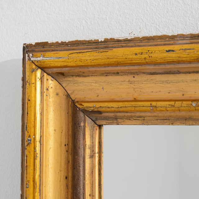 19th Century 19th Century French Giltwood Wall Mirror For Sale - Image 5 of 8