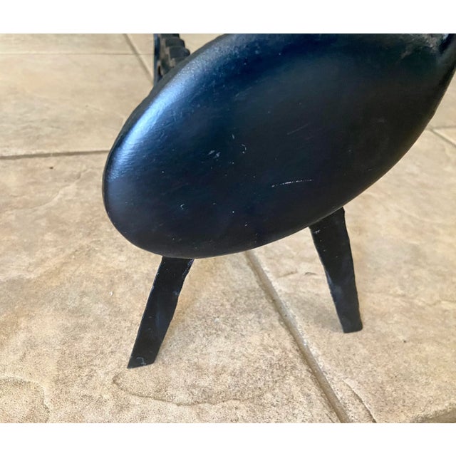 1950s Music Note Fireplace Andirons - a Pair For Sale - Image 9 of 13