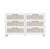 Matthew Izzo Home Carla West Indies Style Matte White Six Drawer Chest of Drawers With Brass Draw Pulls For Sale In New York - Image 6 of 6