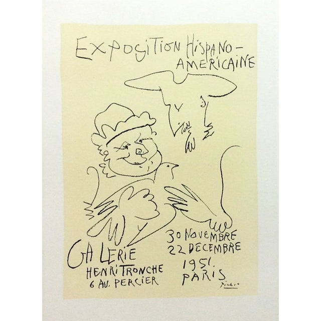 Picasso Lithograph 63 Exposition Art in Posters For Sale