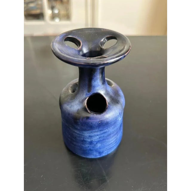 1970s Blue Vase, 1970 For Sale - Image 5 of 9