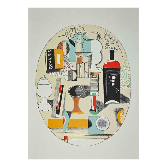 Franco Gentilini, Still Life, Offset Print, 1970s For Sale