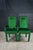 Milo Baughman 8 Mid 20th Century Hollywood Regency Green Velvet Parsons Style Dining Chairs After Milo Baughman For Sale - Image 4 of 18