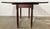 Wood Vintage Early American Solid Wood Drop Leaf Table For Sale - Image 7 of 9