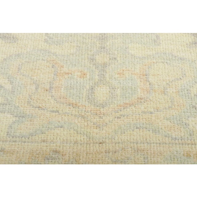 Modern Vintage Modern Oushak Area Rug - 10'00 X 13'08 For Sale - Image 3 of 11