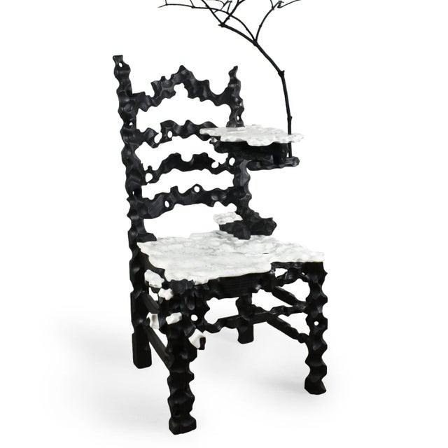 The Throne Object is a hand-carved wood and marble collectible piece from the Melting Collection by Gabor Gobi — the...