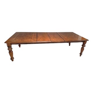Tommy Bahama Style Rectangle Extendable Dining Table For Sale