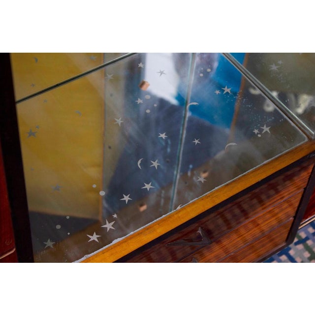 Wood Mid-Century MultiFunctional Bar Cabinet, 1950s For Sale - Image 7 of 15