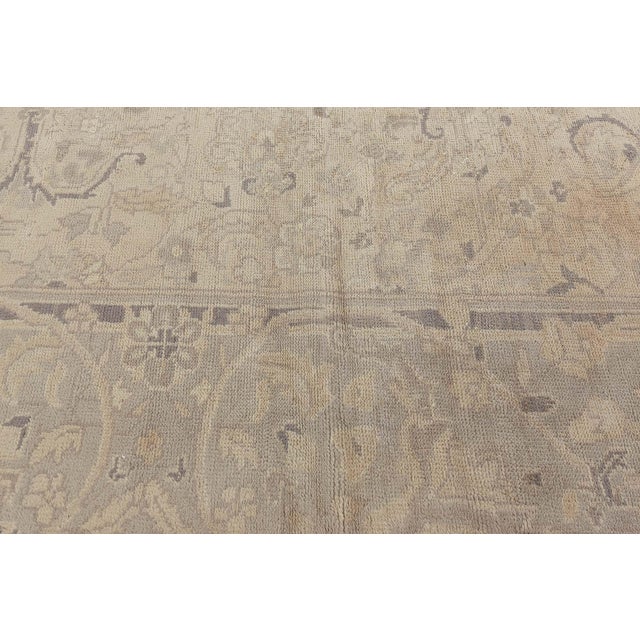 Textile Fine Antique Indian Handmade Wool Rug For Sale - Image 7 of 7