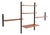 Vintage Three-Piece Wall Unit with Desk by Louis Van Teeffelen for Wébé, 1960s For Sale