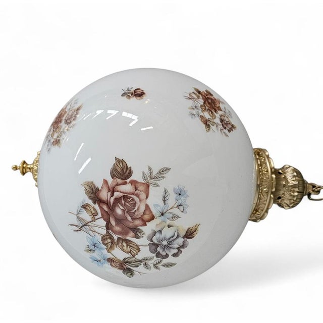 Louis XV Hall Lamps in Glass and Brass, Belgium, 1970s, Set of 2 For Sale - Image 18 of 18