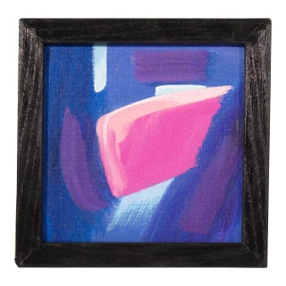 Abstract Acrylic on Board Painting by Vern Rader For Sale