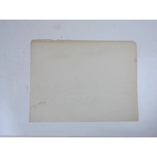 Early 20th century gouache on paper french plein air landscape painting. Unsigned. Unframed, age toning, edge wear, some...