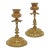 Antique Pair English Gothic Revival Bronze Candlesticks Registered 1863 Signed W. Tonks & Sons For Sale