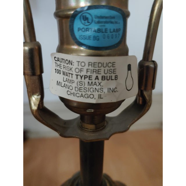 Vintage Three Monkeys Table Lamp For Sale - Image 10 of 13