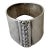 Vintage Sterling Silver Wide Band Ring For Sale