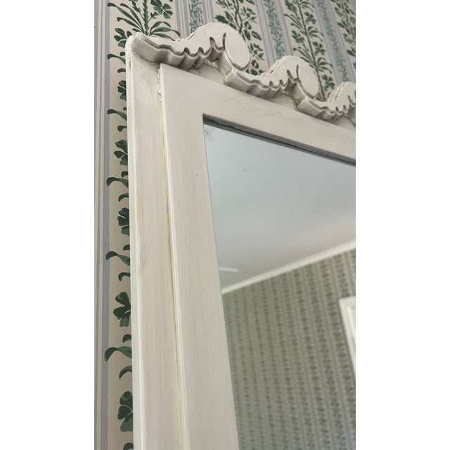 Glass Fleur Home Garden District Laurel Rectangle Mirror For Sale - Image 7 of 7
