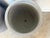 Ebony Pair of Monumental Cylinder Planters - Brutalist Bullet Form - Dark Slate For Sale - Image 8 of 12