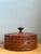 Vintage Round Burl Wood Storage Box For Sale - Image 11 of 12
