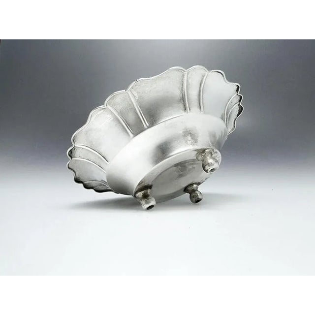 Art Deco Silver Bowl, Poland, 1950s For Sale - Image 3 of 10