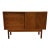 Danish Modern Teak Low Sideboard With 4 Drawers and Sliding Door, Circa 1960s For Sale